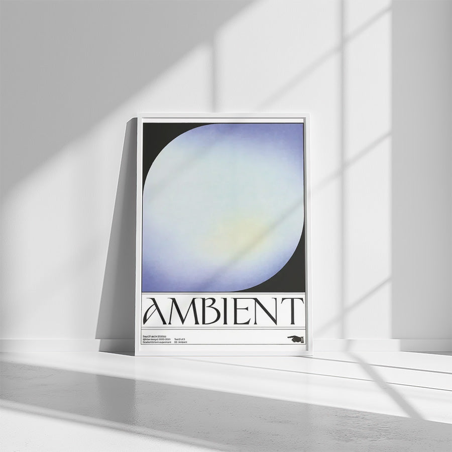 Poster Abstrait "Ambient"