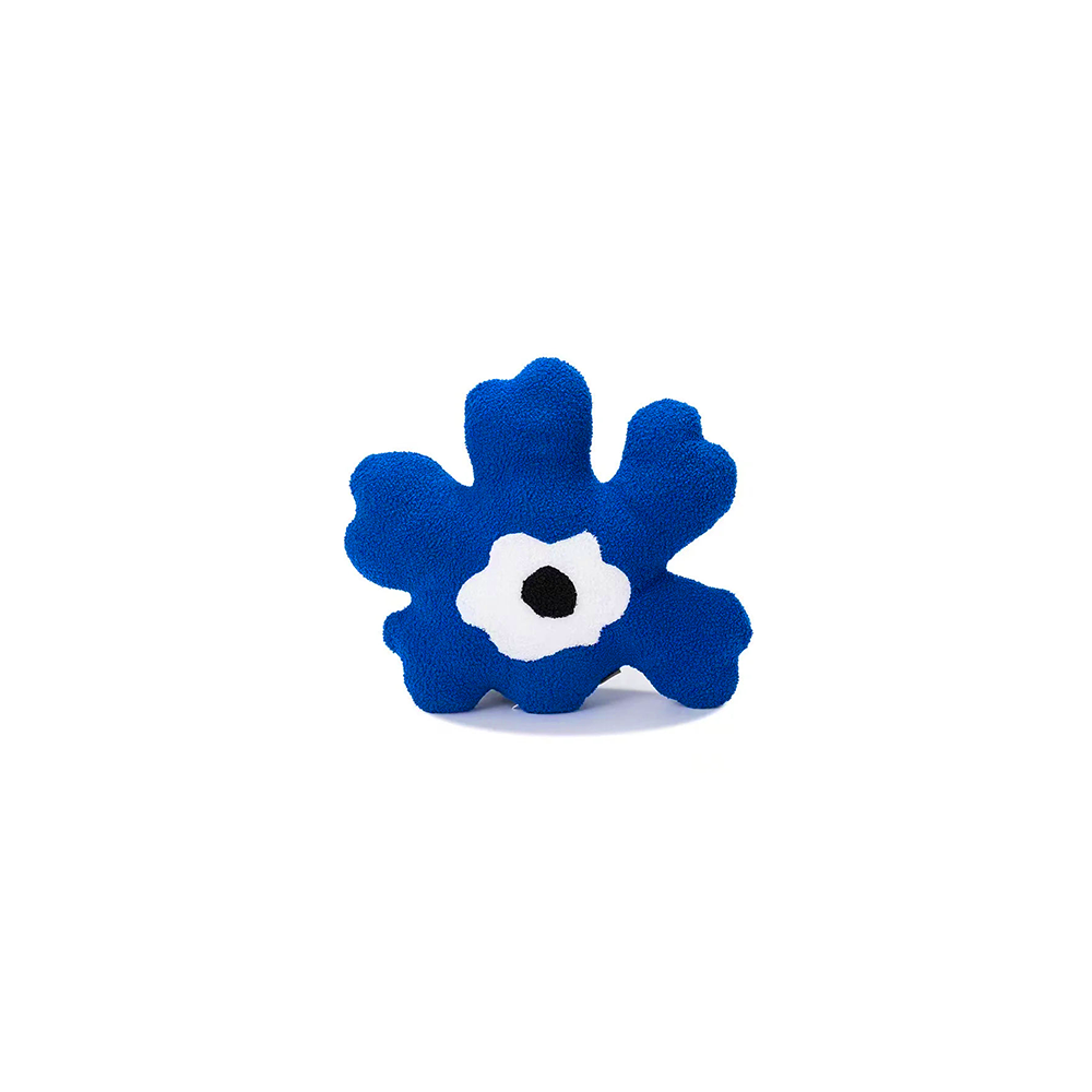Coussin Oeil Corail Bleue | Tokko Studio.