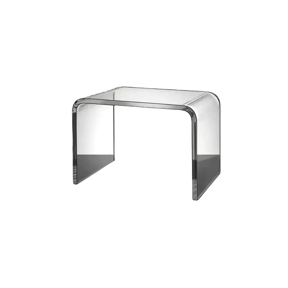 Table d'Appoint en Verre Transparent - Stann Zi | Tokko Studio.