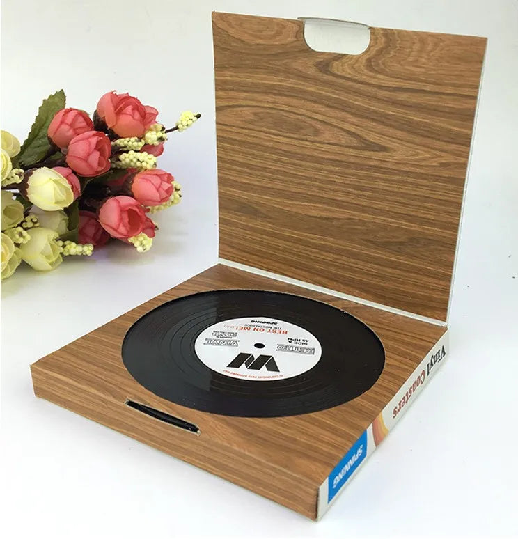 Sous-Verres Vinyle | Pack de 6 | Tokko Studio.