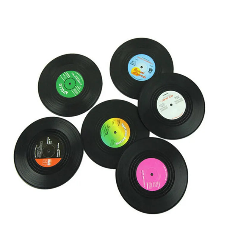 Sous-Verres Vinyle | Pack de 6 | Tokko Studio.