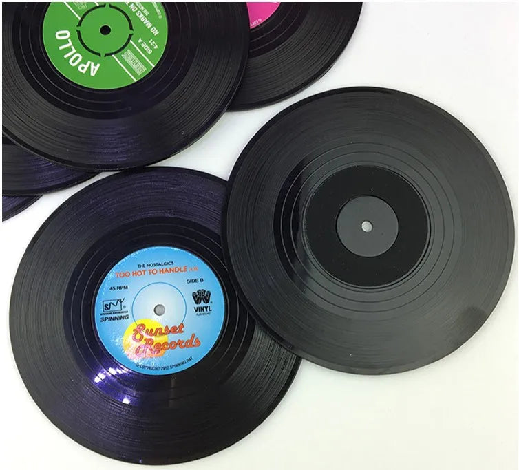 Sous-Verres Vinyle | Pack de 6 | Tokko Studio.