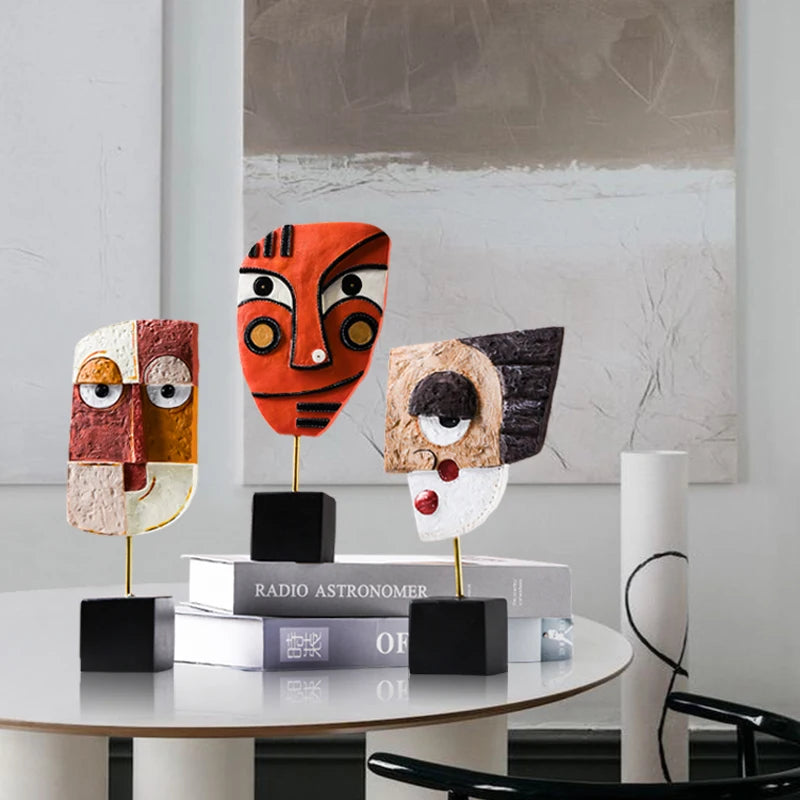 Sculpture Masque Tribal - Ash Solima | Tokko Studio.
