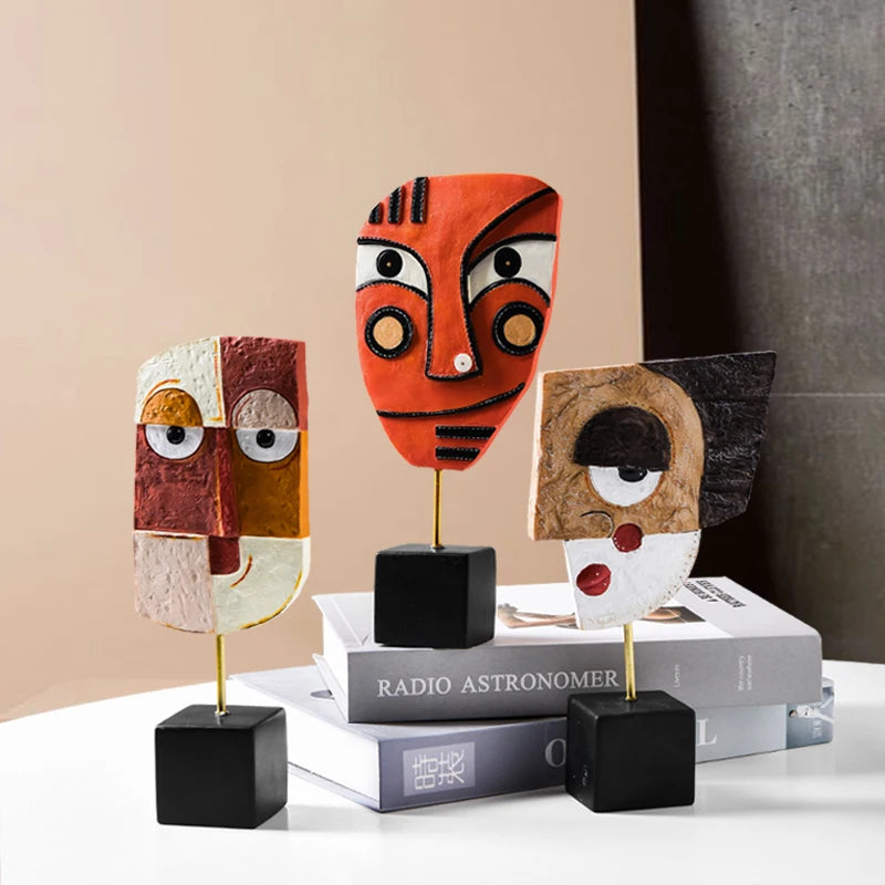 Sculpture Masque Tribal - Ash Solima | Tokko Studio.