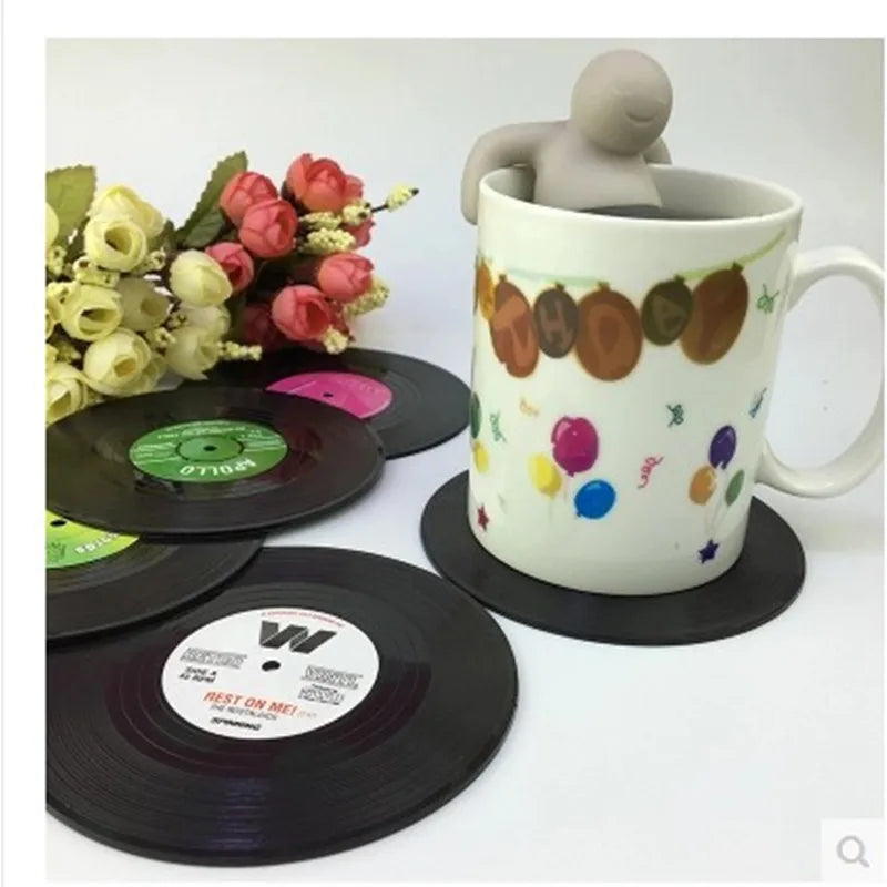 Sous-Verres Vinyle | Pack de 6 | Tokko Studio.