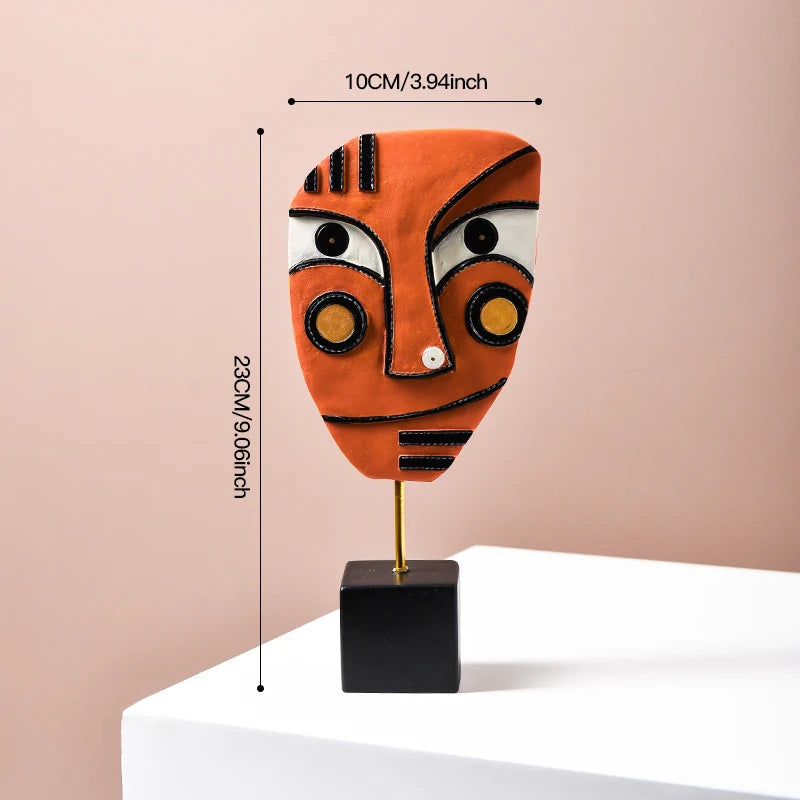 Sculpture Masque Tribal - Ash Solima | Tokko Studio.