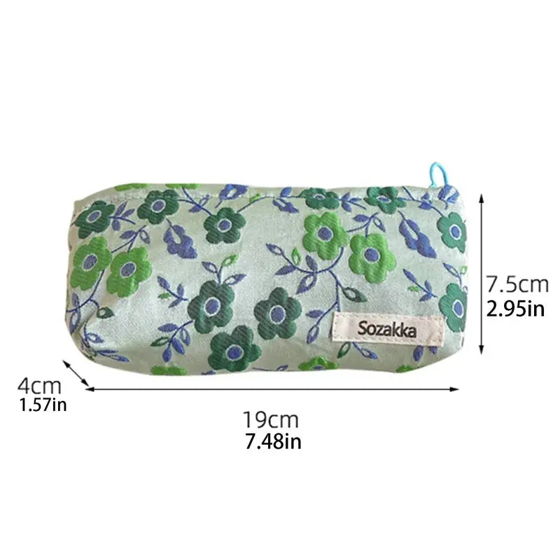 Trousse à Maquillage Fleurie | Tokko Studio.