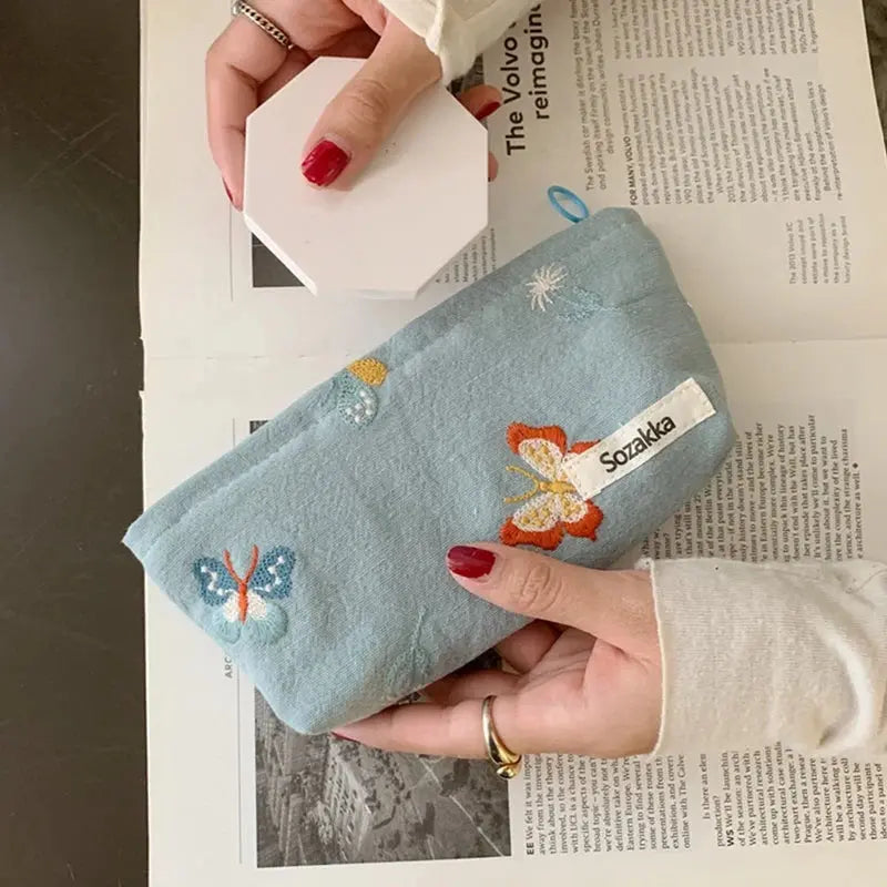 Trousse à Maquillage Fleurie | Tokko Studio.