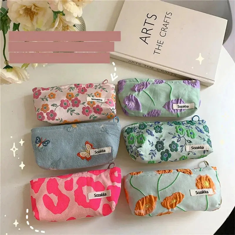 Trousse à Maquillage Fleurie | Tokko Studio.