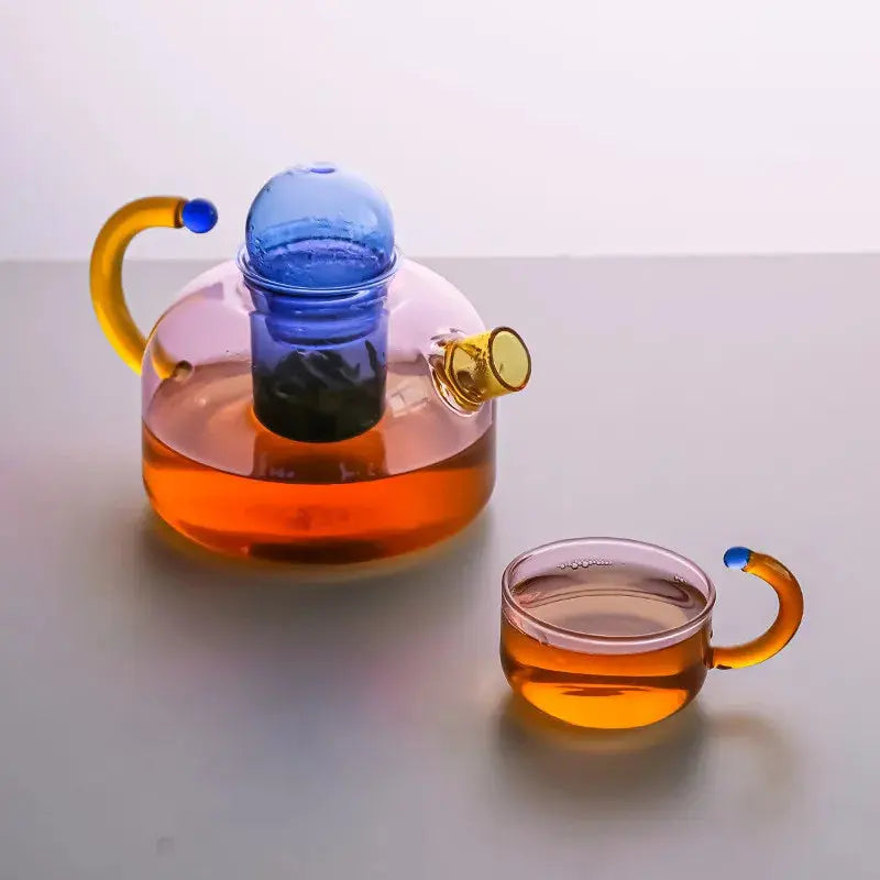 Théière à Séparation Colorée | Tokko Studio.