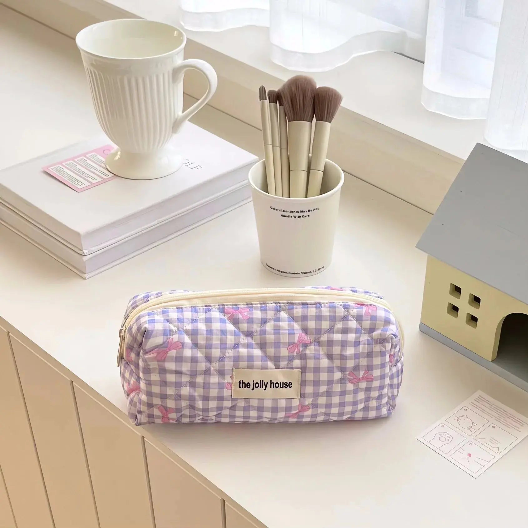 Trousse à Crayons à Carreaux | Tokko Studio.