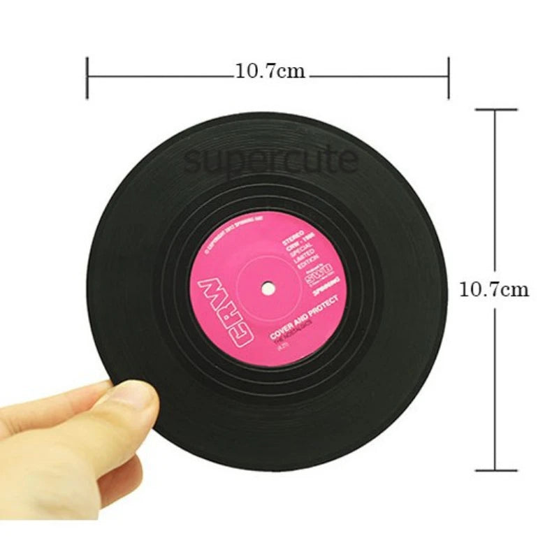 Sous-Verres Vinyle | Pack de 6 | Tokko Studio.