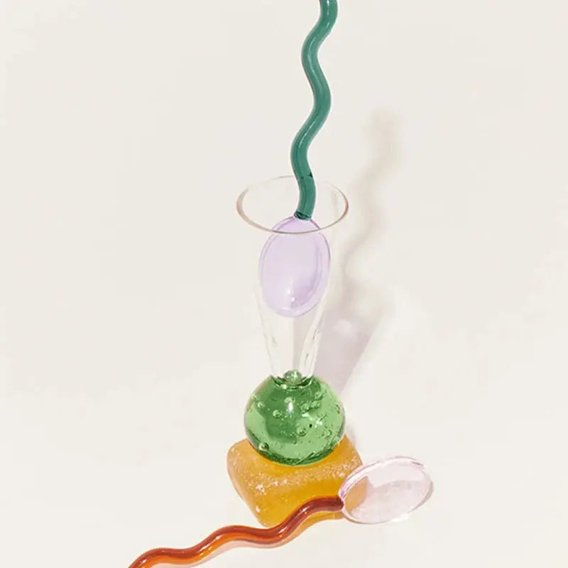 Cuillères en Verre Coloré | Tokko Studio.