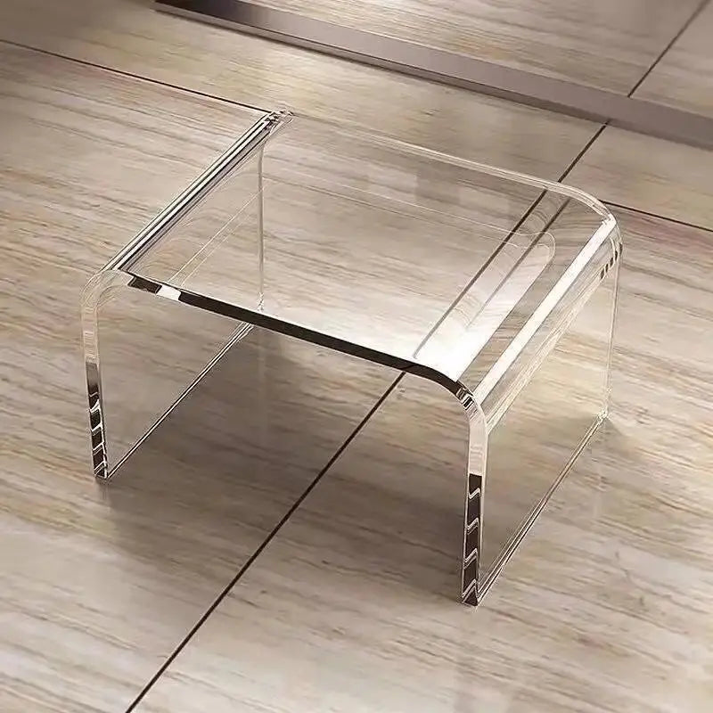 Table d'Appoint en Verre Transparent - Stann Zi | Tokko Studio.