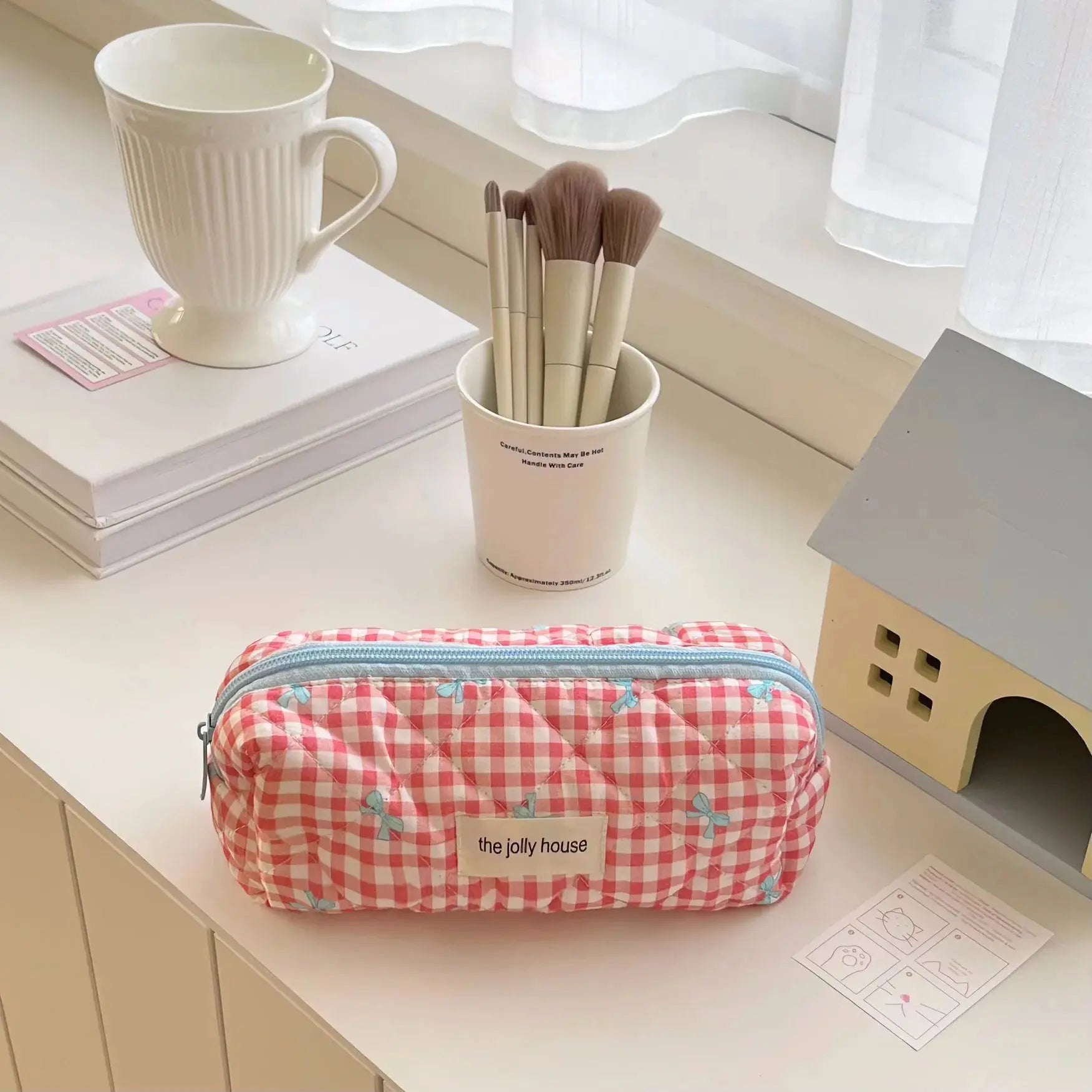 Trousse à Crayons à Carreaux | Tokko Studio.
