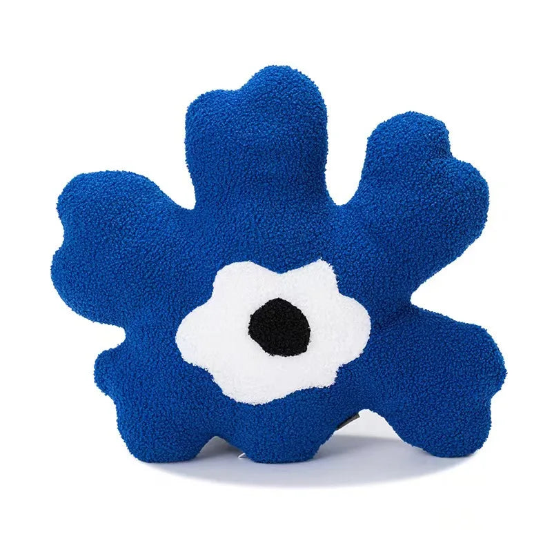 Coussin Oeil Corail Bleue | Tokko Studio.