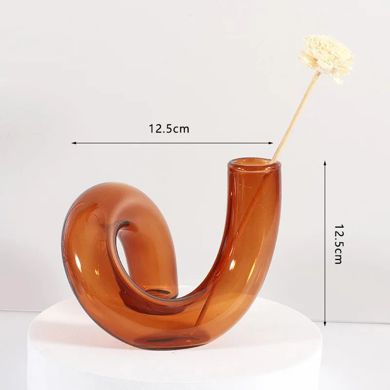 Vase en Verre Nordique | Tokko Studio.