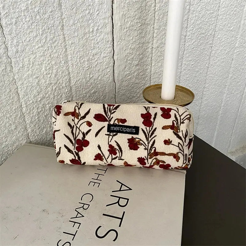 Trousse à Maquillage Fleurie | Tokko Studio.