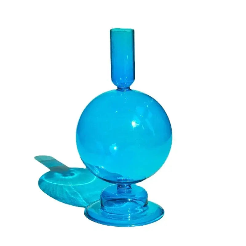 Bougeoir en Verre Coloré | Tokko Studio.