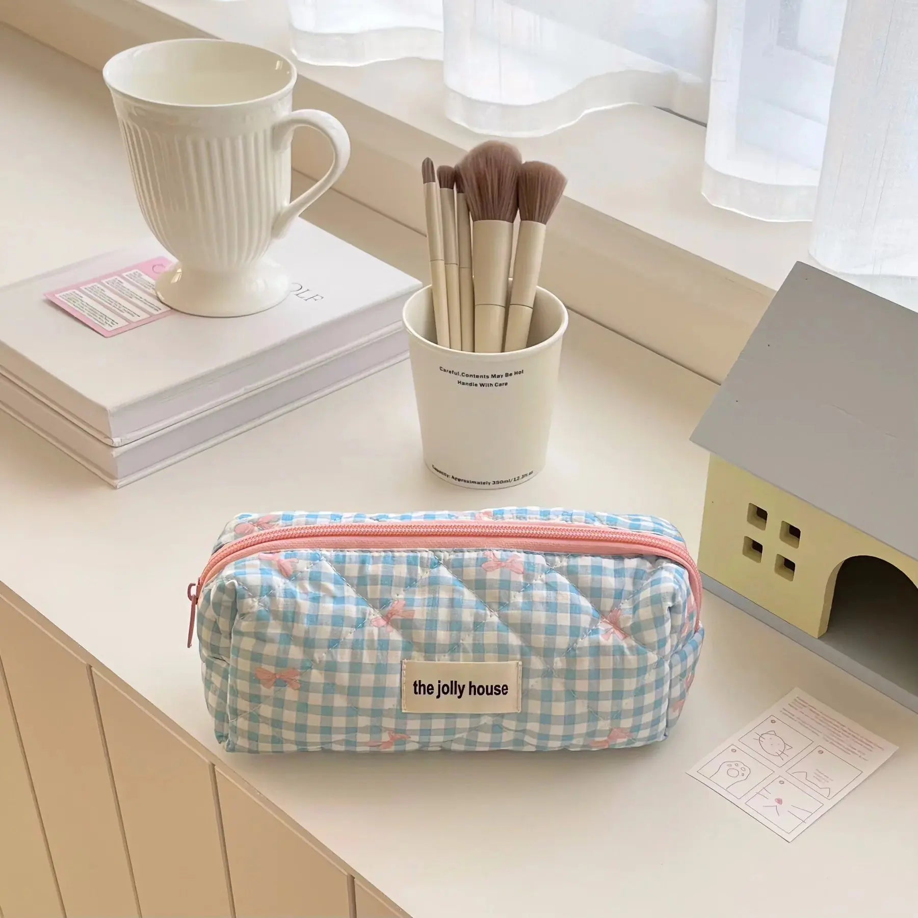 Trousse à Crayons à Carreaux | Tokko Studio.