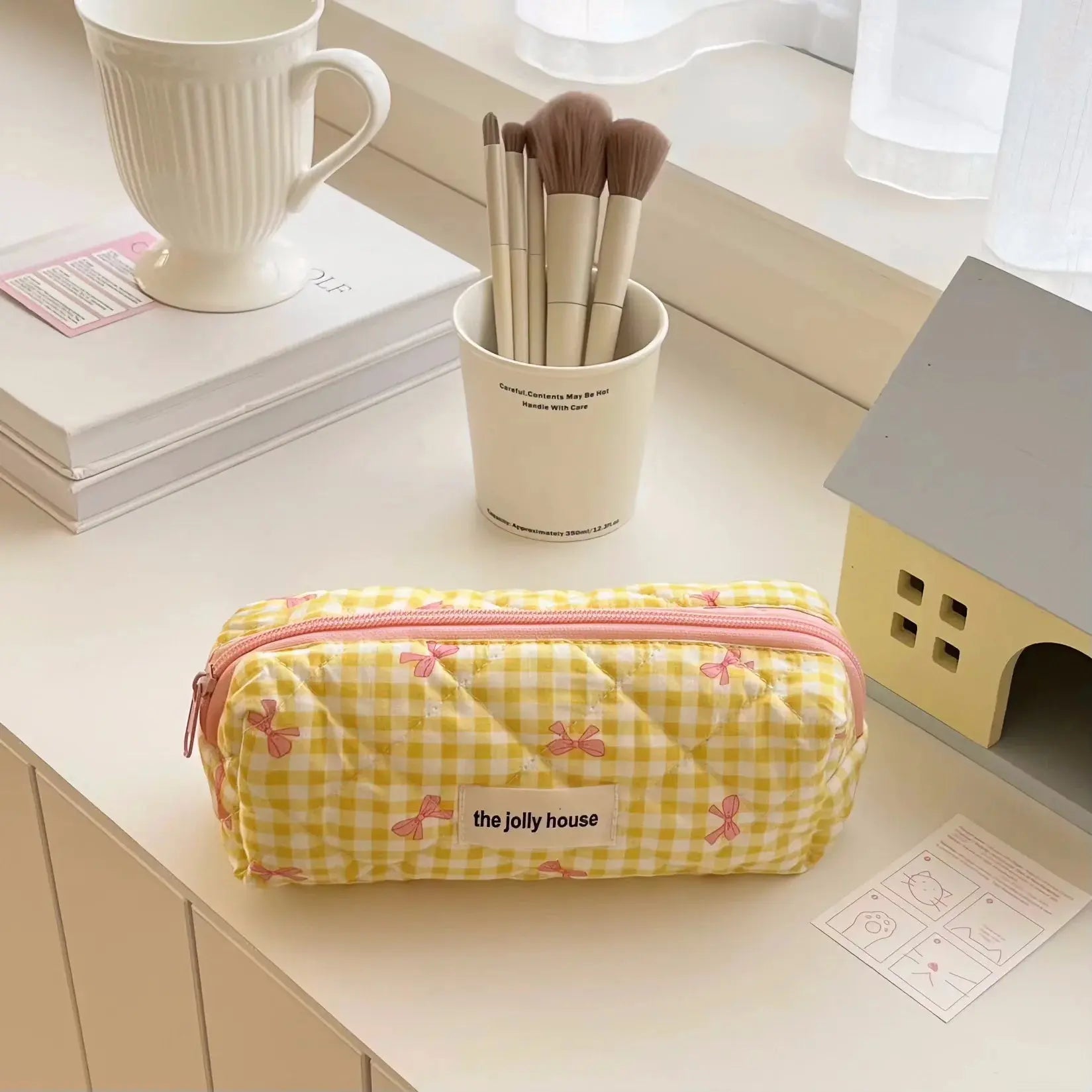 Trousse à Crayons à Carreaux | Tokko Studio.