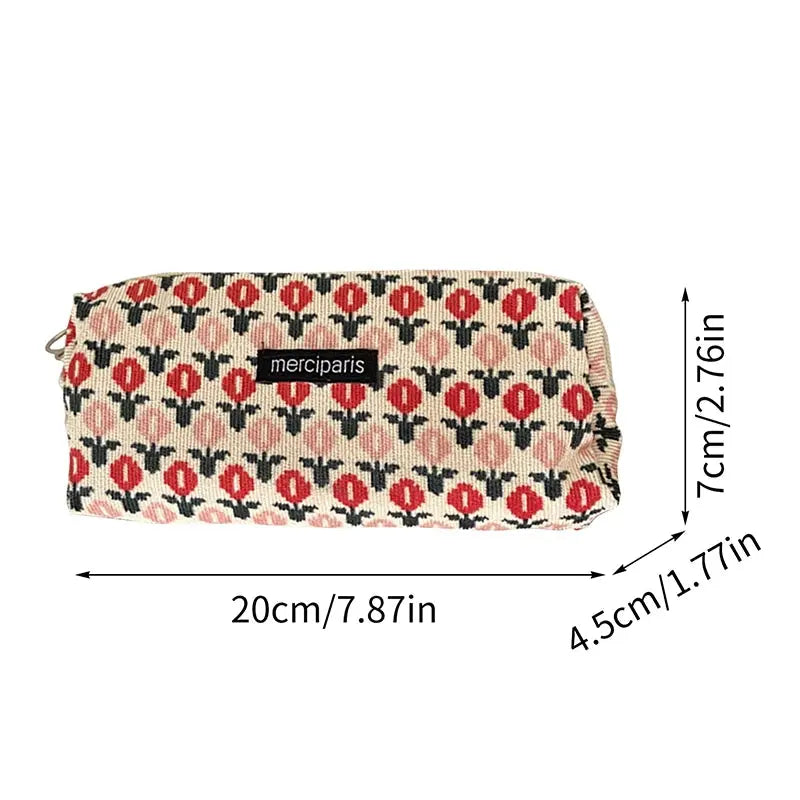 Trousse à Maquillage Fleurie | Tokko Studio.