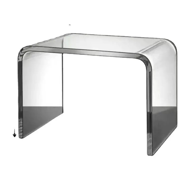 Table d'Appoint en Verre Transparent - Stann Zi | Tokko Studio.