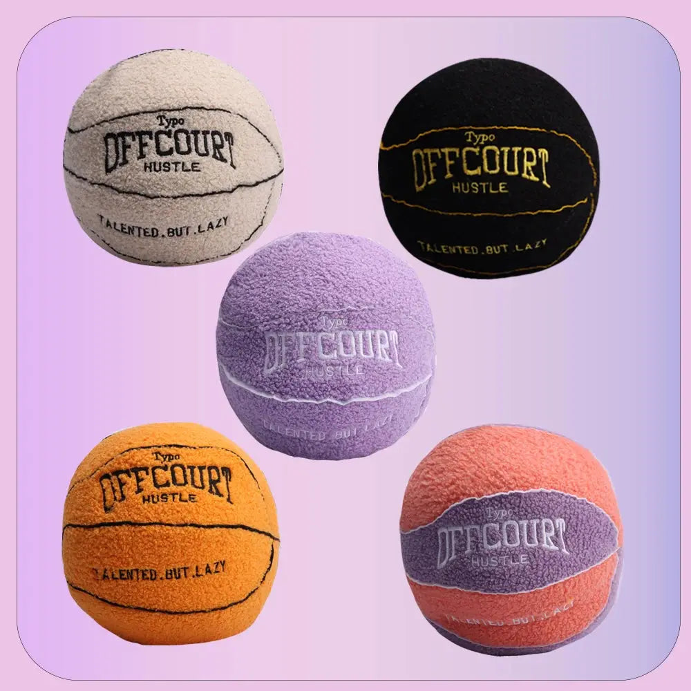 Coussin en Peluche Basket | Tokko Studio.
