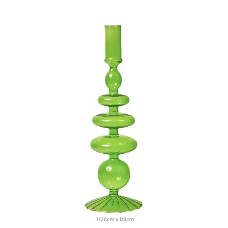 Bougeoir en Verre Coloré | Tokko Studio.