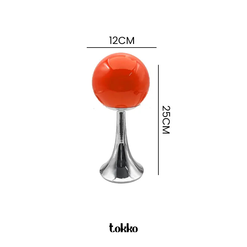 Lampe de Table en Verre Sphère | Tokko Studio.