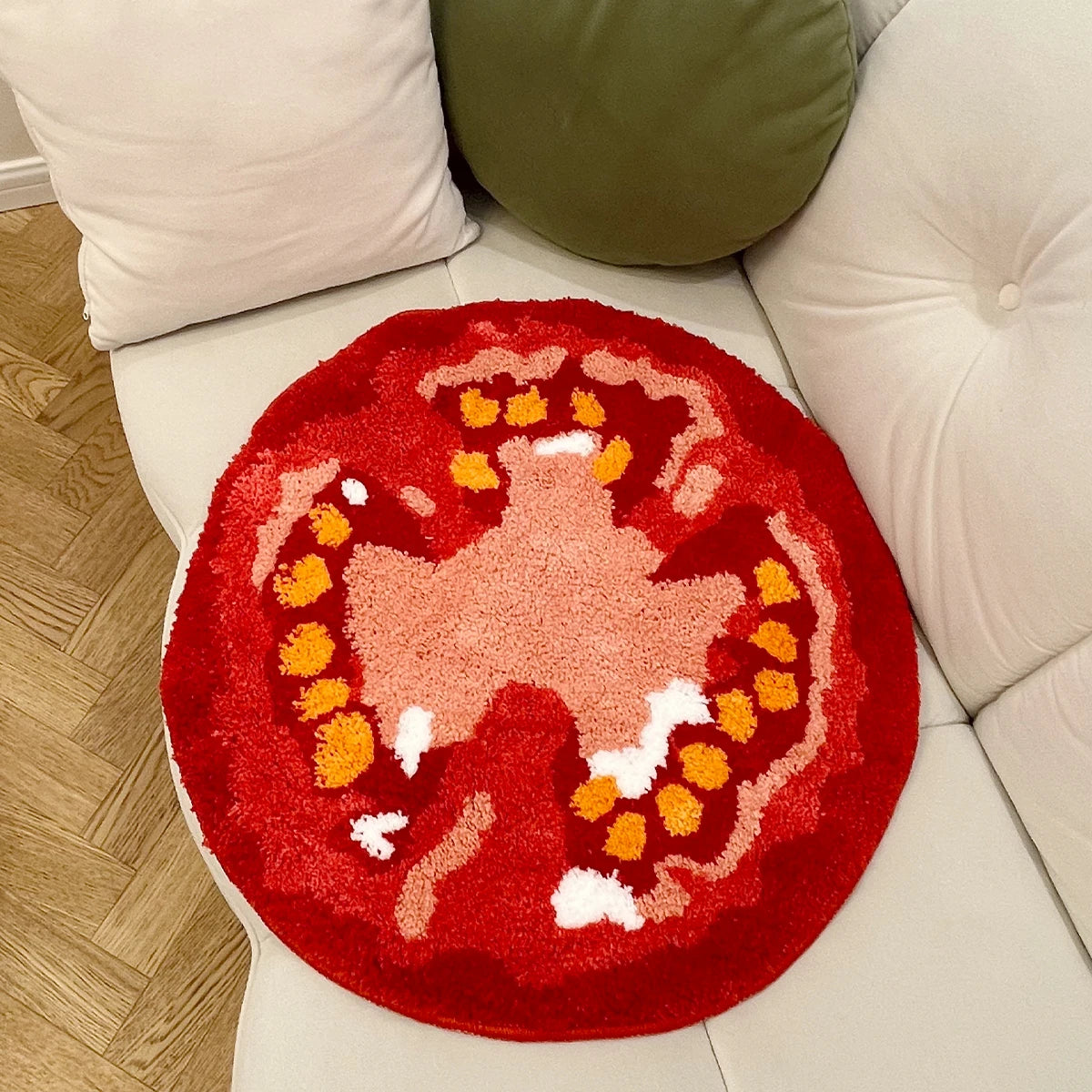 Tapis Tomate Tranché