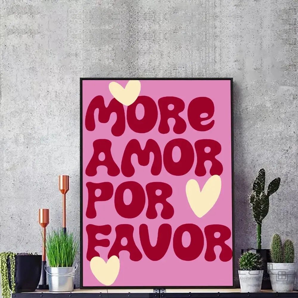 Affiche Vintage Amor |  Tokko Studio.