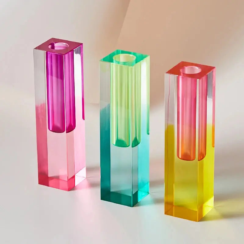 Vase Pilier Arc-en-Ciel - Marla Compass |  Tokko Studio.