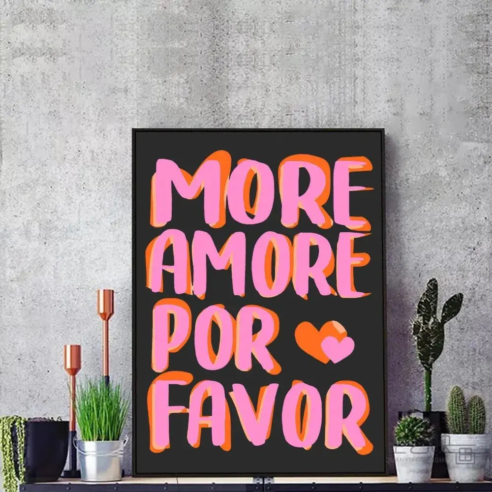 Affiche Vintage Amor |  Tokko Studio.