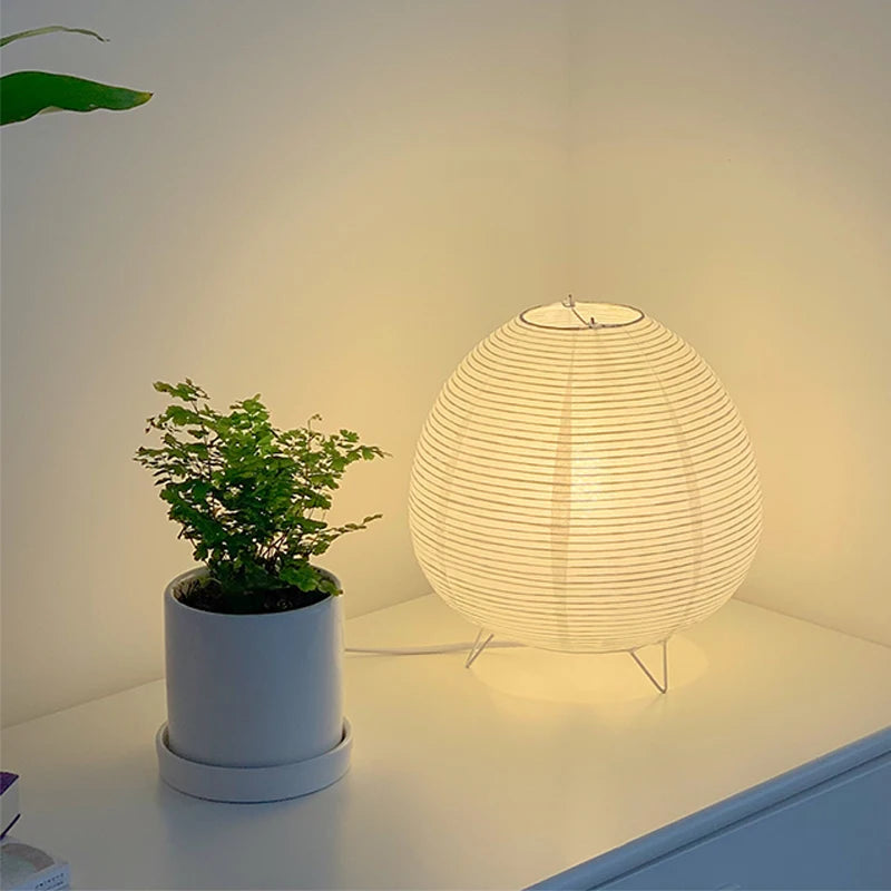 Lampe en Papier de Riz