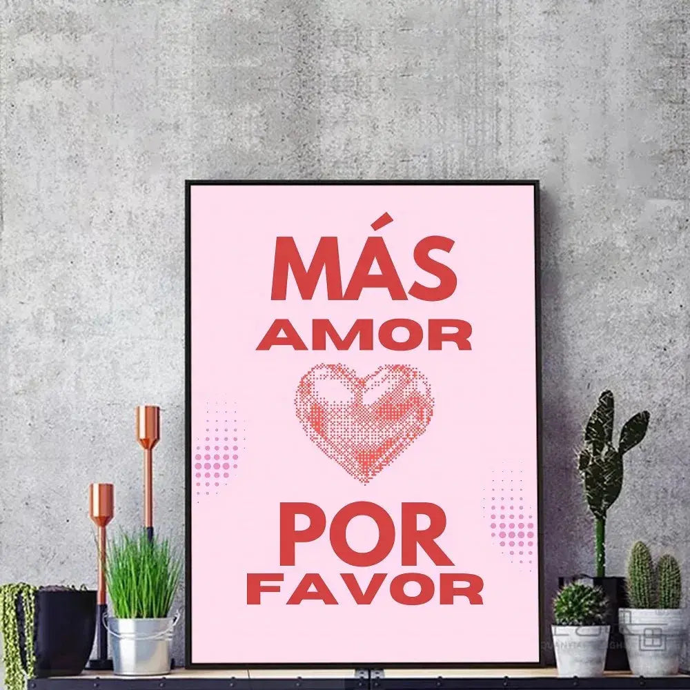 Affiche Vintage Amor |  Tokko Studio.