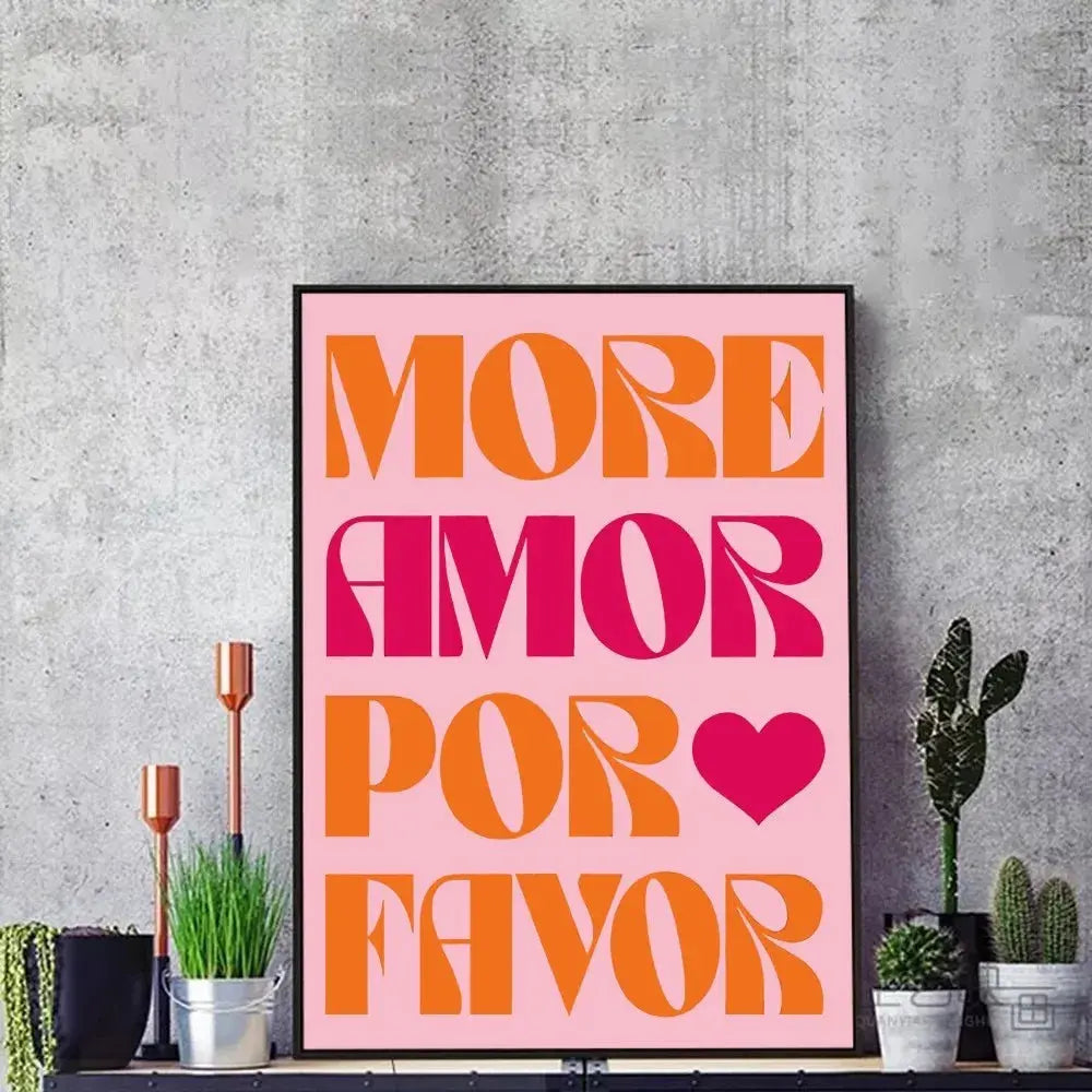 Affiche Vintage Amor |  Tokko Studio.