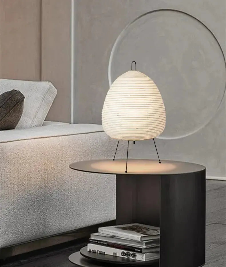 Lampe de Table Japonaise en Papier de Riz |  Tokko Studio.