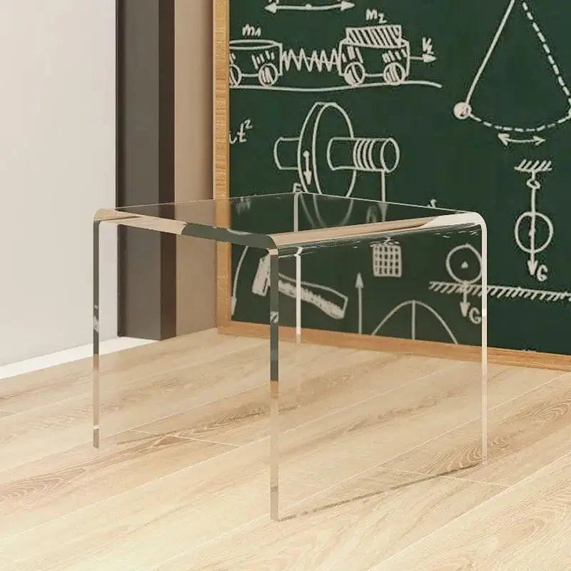 Table d'Appoint en Verre Transparent - Stann Zi |  Tokko Studio.