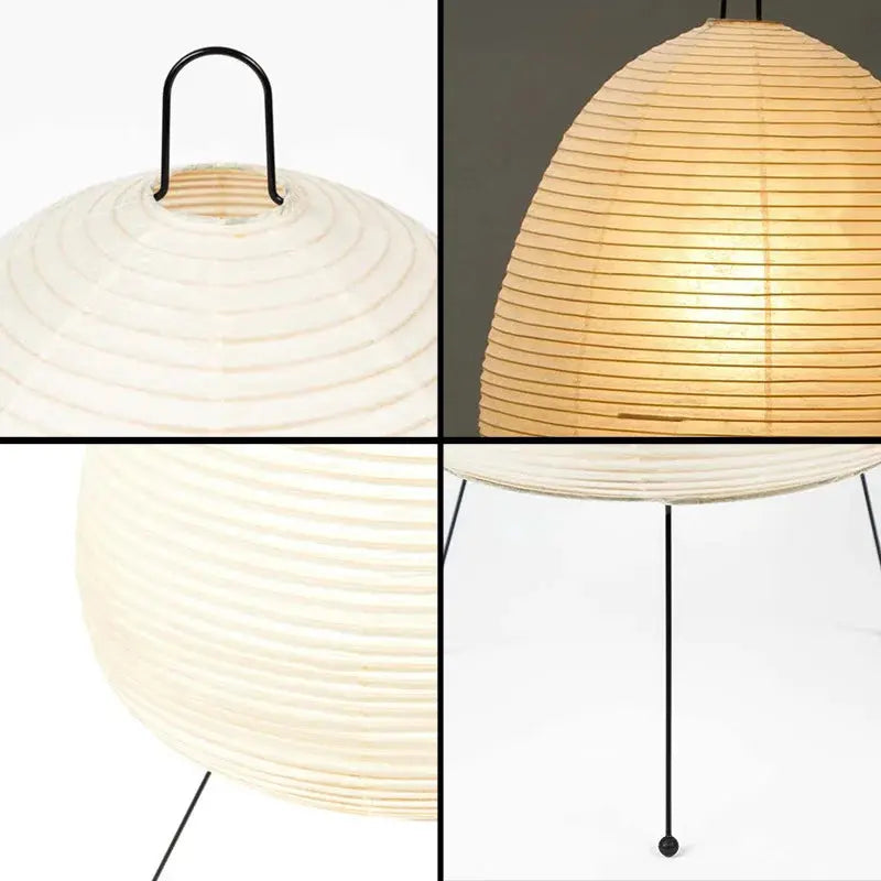 Lampadaire Tripode en Papier de Riz Japonais |  Tokko Studio.