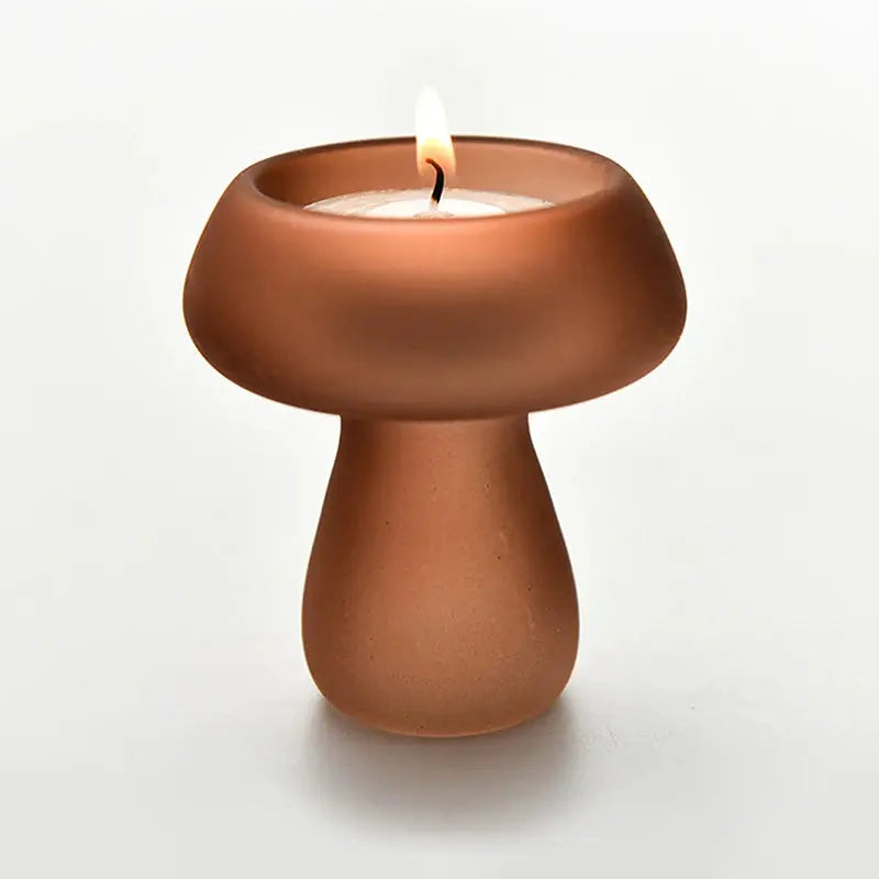 Bougeoir Champignon en Verre |  Tokko Studio.