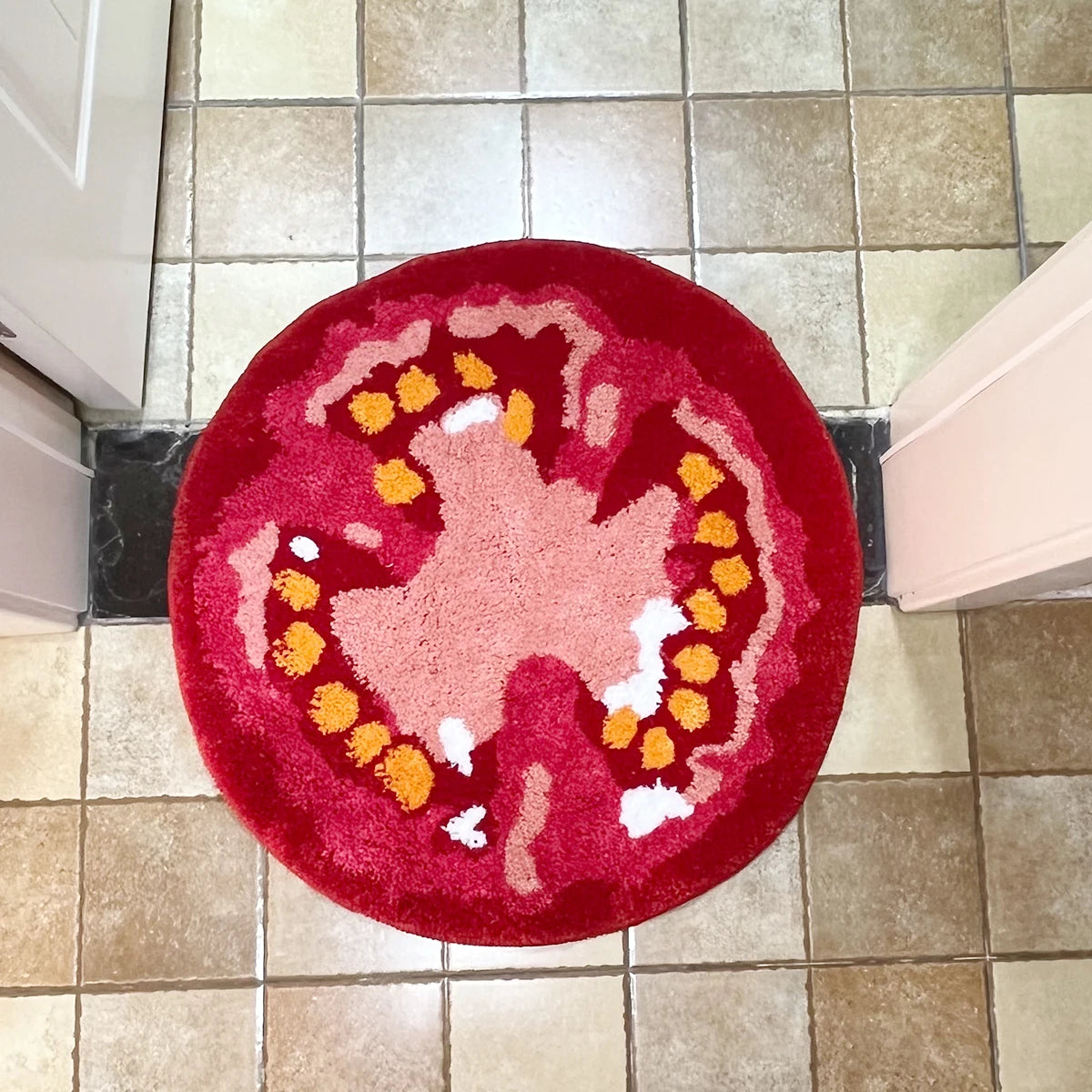 Tapis Tomate Tranché