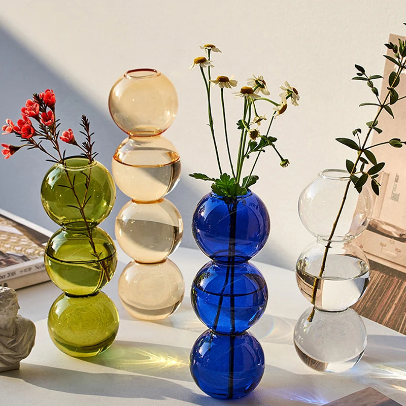 Vase Bulle en Verre Nordique |  Tokko Studio.