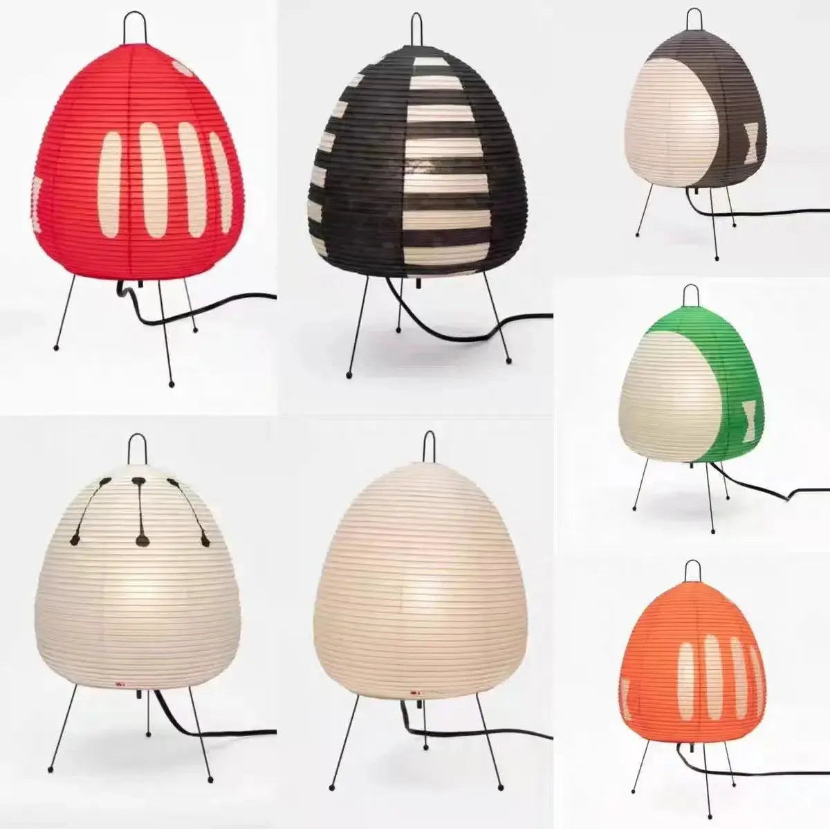 Lampe de Table Japonaise en Papier de Riz |  Tokko Studio.