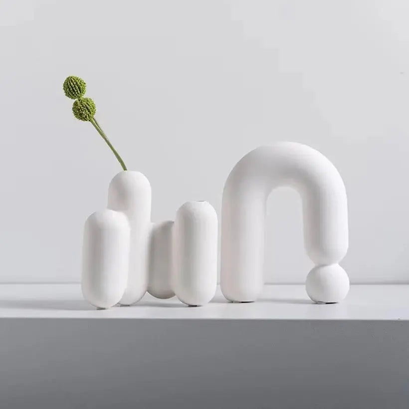 Vase Céramique Blanc |  Tokko Studio.