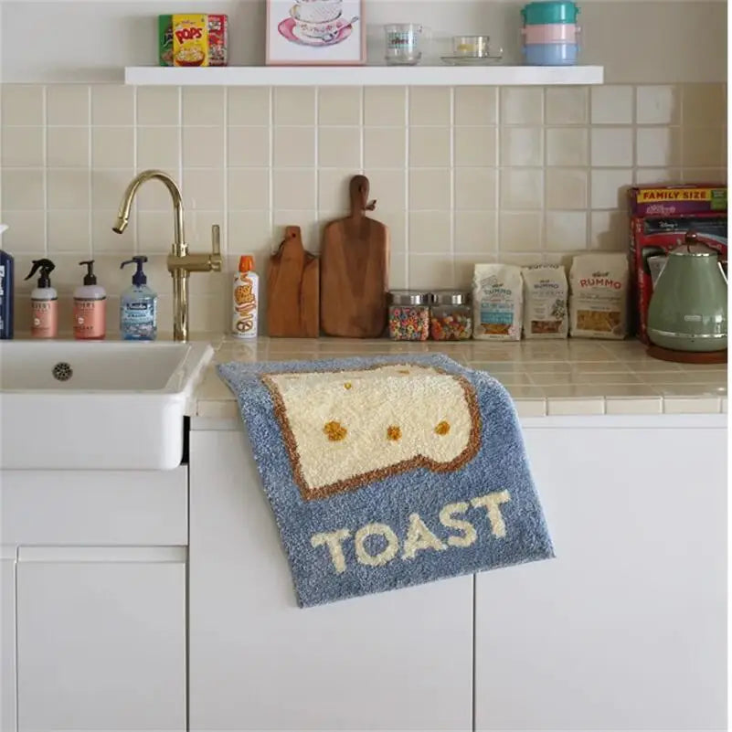 Tapis Tufté "Toast & Beurre" |  Tokko Studio.